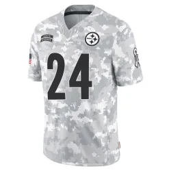 Joey Porter Jr. Pittsburgh Steelers Limited Youth 2024 Salute to Service Jersey (Arctic Camo)