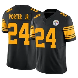 Joey Porter Jr. Pittsburgh Steelers Limited Youth 2nd Alternate Vapor F.U.S.E. Jersey (Black)