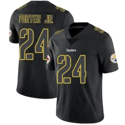 Joey Porter Jr. Pittsburgh Steelers Limited Youth Jersey (Black Impact)