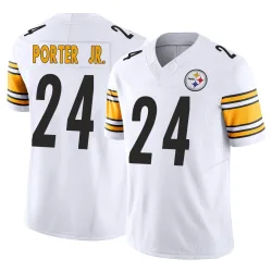 Joey Porter Jr. Pittsburgh Steelers Limited Youth Vapor F.U.S.E. Jersey (White)