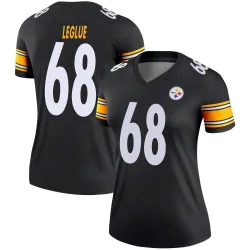 John Leglue Pittsburgh Steelers Legend Women's Jersey (Black)