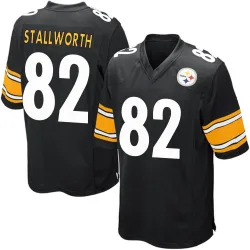 John Stallworth Pittsburgh Steelers Game Men's Team Color Jersey (Black)