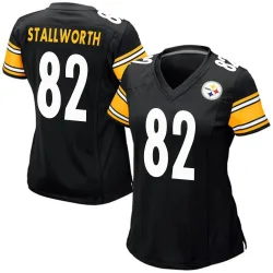 John Stallworth Pittsburgh Steelers Game Women's Team Color Jersey (Black)