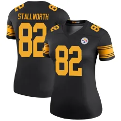 John Stallworth Pittsburgh Steelers Legend Women's Color Rush Jersey (Black)