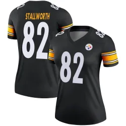 John Stallworth Pittsburgh Steelers Legend Women's Jersey (Black)