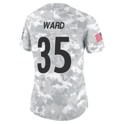 Jonathan Ward Pittsburgh Steelers Limited Women's 2024 Salute to Service Jersey (Arctic Camo)