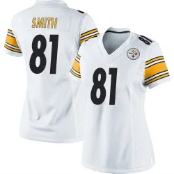 Jonnu Smith Pittsburgh Steelers Game Women's Jersey (White)