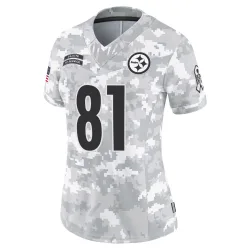 Jonnu Smith Pittsburgh Steelers Limited Women's 2024 Salute to Service Jersey (Arctic Camo)
