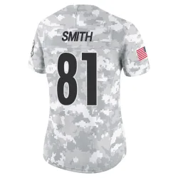 Jonnu Smith Pittsburgh Steelers Limited Women's 2024 Salute to Service Jersey (Arctic Camo)