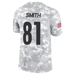 Jonnu Smith Pittsburgh Steelers Limited Youth 2024 Salute to Service Jersey (Arctic Camo)