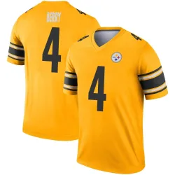 Jordan Berry Pittsburgh Steelers Legend Men's Inverted Jersey (Gold)