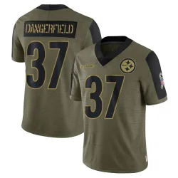 Jordan Dangerfield Pittsburgh Steelers Limited Youth 2021 Salute To Service Jersey (Olive)