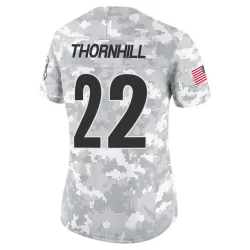 Juan Thornhill Pittsburgh Steelers Limited Women's 2024 Salute to Service Jersey (Arctic Camo)