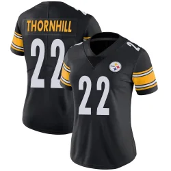 Juan Thornhill Pittsburgh Steelers Limited Women's Team Color Vapor Untouchable Jersey (Black)