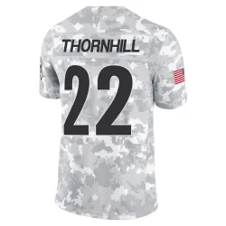 Juan Thornhill Pittsburgh Steelers Limited Youth 2024 Salute to Service Jersey (Arctic Camo)