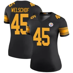Julius Welschof Pittsburgh Steelers Legend Women's Color Rush Jersey (Black)