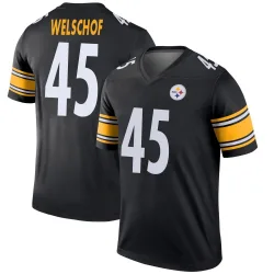 Julius Welschof Pittsburgh Steelers Legend Youth Jersey (Black)