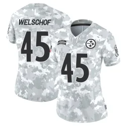 Julius Welschof Pittsburgh Steelers Limited Women's 2024 Salute to Service Jersey (Arctic Camo)