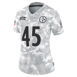 Julius Welschof Pittsburgh Steelers Limited Women's 2024 Salute to Service Jersey (Arctic Camo)