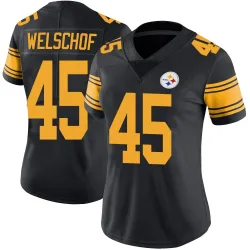 Julius Welschof Pittsburgh Steelers Limited Women's Color Rush Jersey (Black)