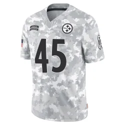 Julius Welschof Pittsburgh Steelers Limited Youth 2024 Salute to Service Jersey (Arctic Camo)