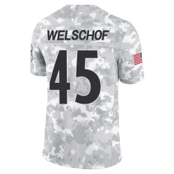Julius Welschof Pittsburgh Steelers Limited Youth 2024 Salute to Service Jersey (Arctic Camo)
