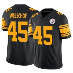 Julius Welschof Pittsburgh Steelers Limited Youth 2nd Alternate Vapor F.U.S.E. Jersey (Black)