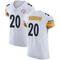 Kaleb Johnson Pittsburgh Steelers Elite Men's Vapor Untouchable Jersey (White)