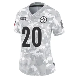 Kaleb Johnson Pittsburgh Steelers Limited Women's 2024 Salute to Service Jersey (Arctic Camo)
