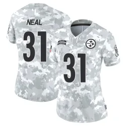 Keanu Neal Pittsburgh Steelers Limited Women's 2024 Salute to Service Jersey (Arctic Camo)