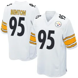Keeanu Benton Pittsburgh Steelers Game Men's Jersey (White)