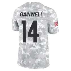 Kenneth Gainwell Pittsburgh Steelers Limited Men's 2024 Salute to Service Jersey (Arctic Camo)