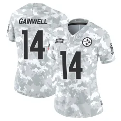 Kenneth Gainwell Pittsburgh Steelers Limited Women's 2024 Salute to Service Jersey (Arctic Camo)