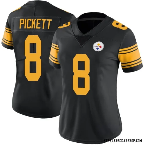 Kenny Pickett Pittsburgh Steelers Limited Women's Color Rush Jersey (Black)
