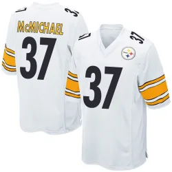 Kyler McMichael Pittsburgh Steelers Game Men's Jersey (White)