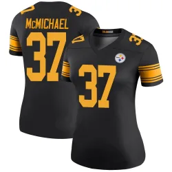 Kyler McMichael Pittsburgh Steelers Legend Women's Color Rush Jersey (Black)