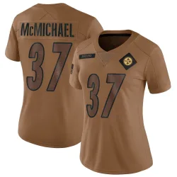 Kyler McMichael Pittsburgh Steelers Limited Women's 2023 Salute To Service Jersey (Brown)
