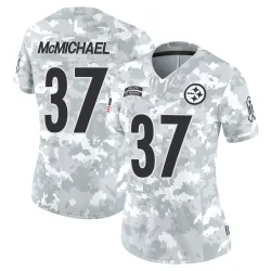 Kyler McMichael Pittsburgh Steelers Limited Women's 2024 Salute to Service Jersey (Arctic Camo)