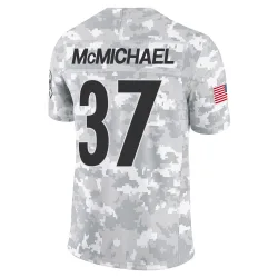 Kyler McMichael Pittsburgh Steelers Limited Youth 2024 Salute to Service Jersey (Arctic Camo)