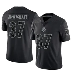Kyler McMichael Pittsburgh Steelers Limited Youth Reflective Jersey (Black)