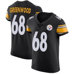 L.C. Greenwood Pittsburgh Steelers Elite Men's Team Color Vapor Untouchable Jersey (Black)
