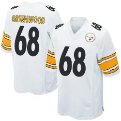 L.C. Greenwood Pittsburgh Steelers Game Men's Jersey (White)