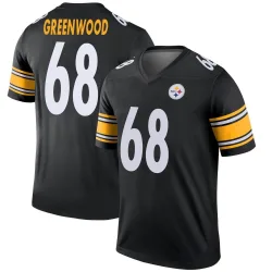 L.C. Greenwood Pittsburgh Steelers Legend Men's Jersey (Black)