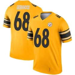 L.C. Greenwood Pittsburgh Steelers Legend Youth Inverted Jersey (Gold)