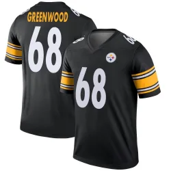 L.C. Greenwood Pittsburgh Steelers Legend Youth Jersey (Black)