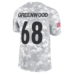 L.C. Greenwood Pittsburgh Steelers Limited Youth 2024 Salute to Service Jersey (Arctic Camo)