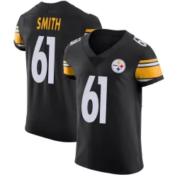 Lecitus Smith Pittsburgh Steelers Elite Men's Team Color Vapor Untouchable Jersey (Black)