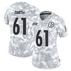 Lecitus Smith Pittsburgh Steelers Limited Women's 2024 Salute to Service Jersey (Arctic Camo)