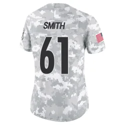Lecitus Smith Pittsburgh Steelers Limited Women's 2024 Salute to Service Jersey (Arctic Camo)