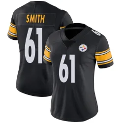 Lecitus Smith Pittsburgh Steelers Limited Women's Team Color Vapor Untouchable Jersey (Black)